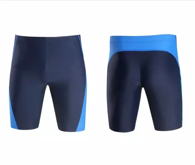 Högkvalitativa elastiska badshorts Trunks Strandkläder för män